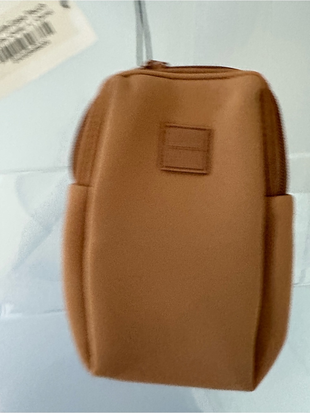Brown Dog Treat Pouch with Quick-Access Pocket